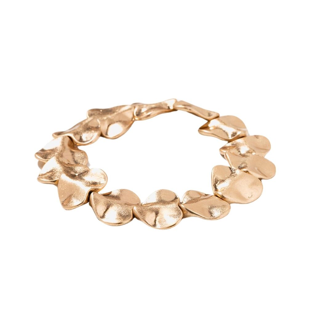 pulsera-corazones-dorados