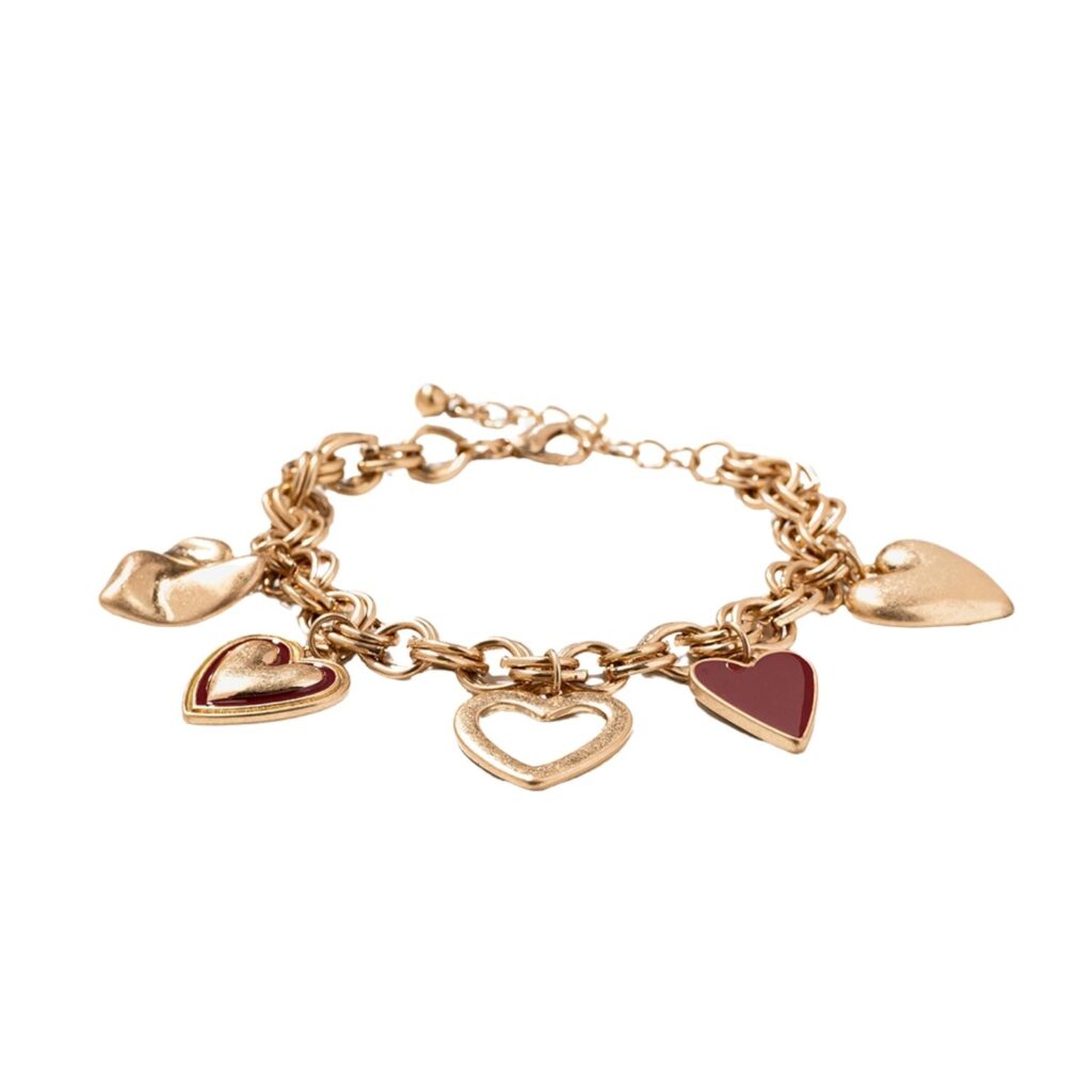pulsera-corazones-dorados