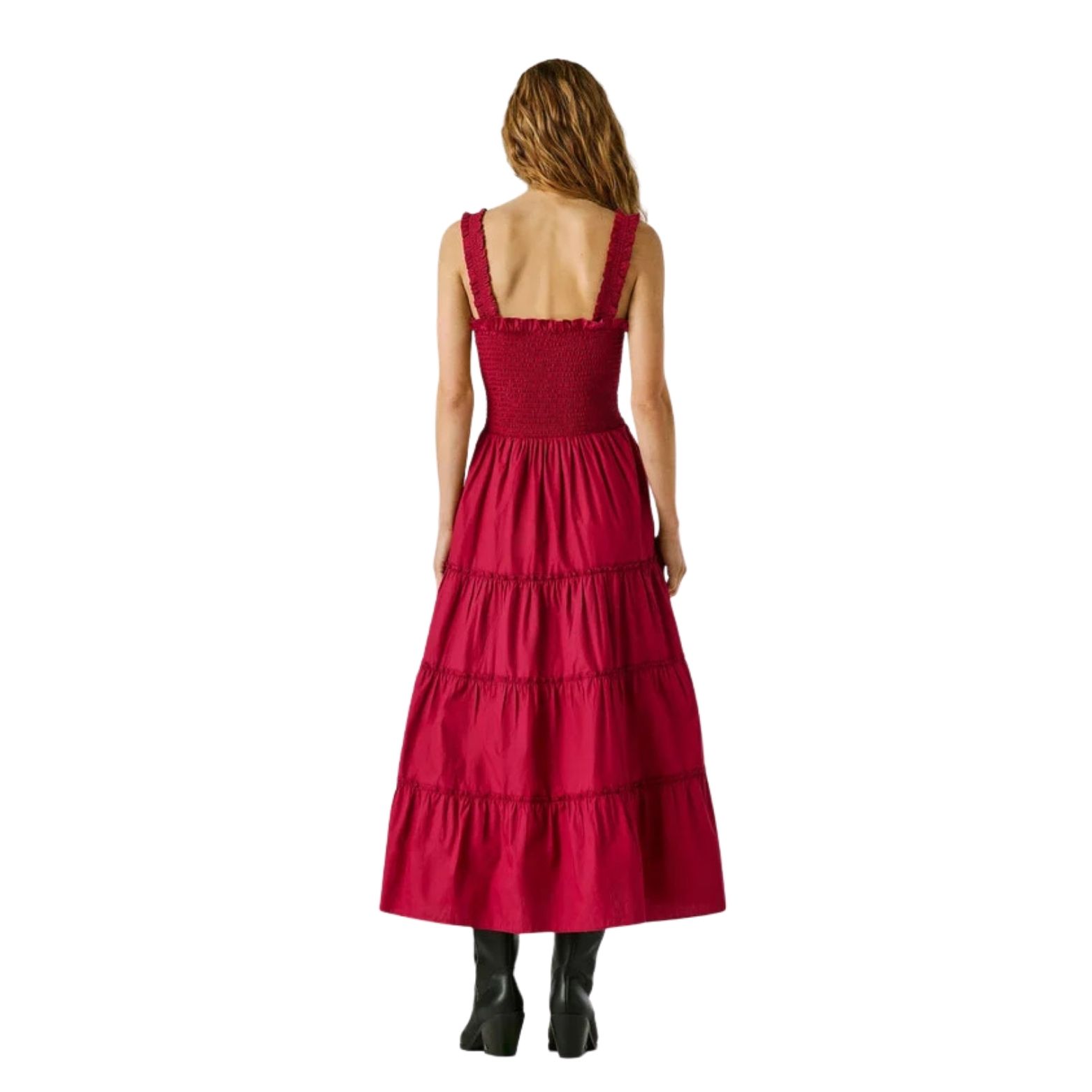 Vestido Avril Granate de Pepe Jeans - Imagen 3