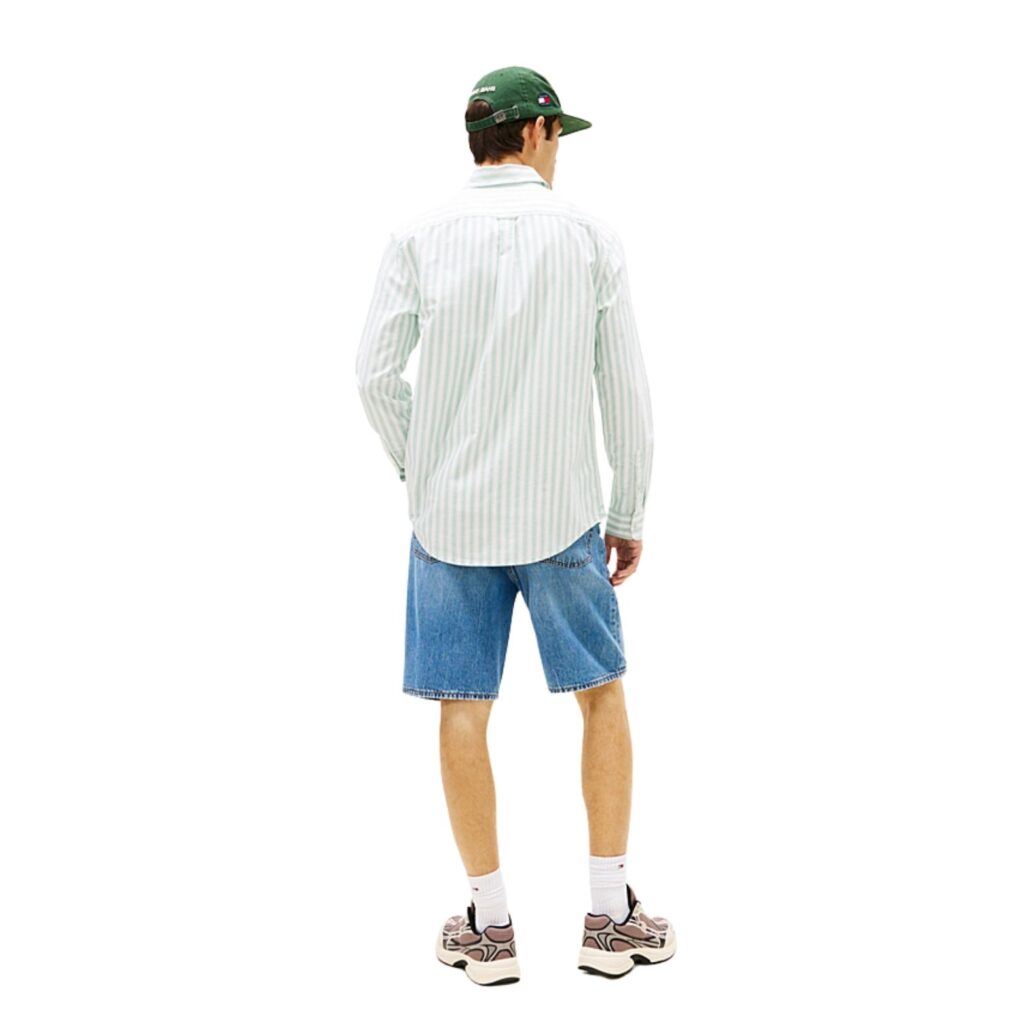 camisa-verde-rayas-tommy