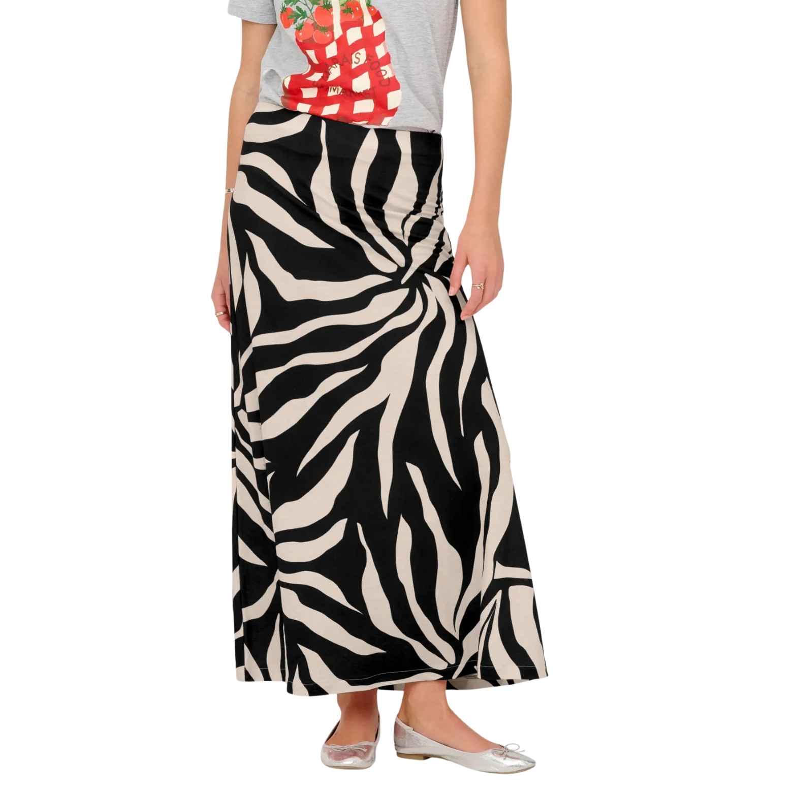 falda-estampada-negra