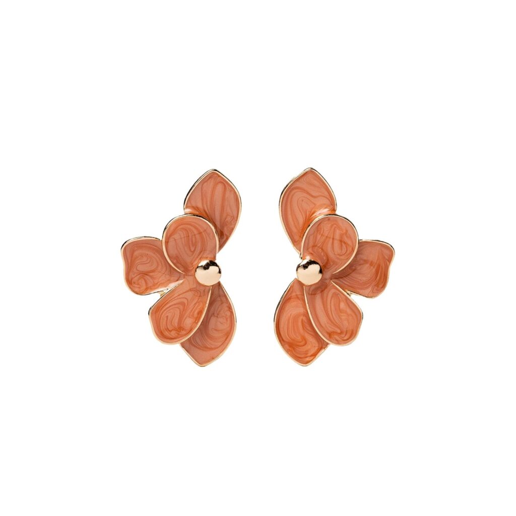 pendientes-naranjas-flor