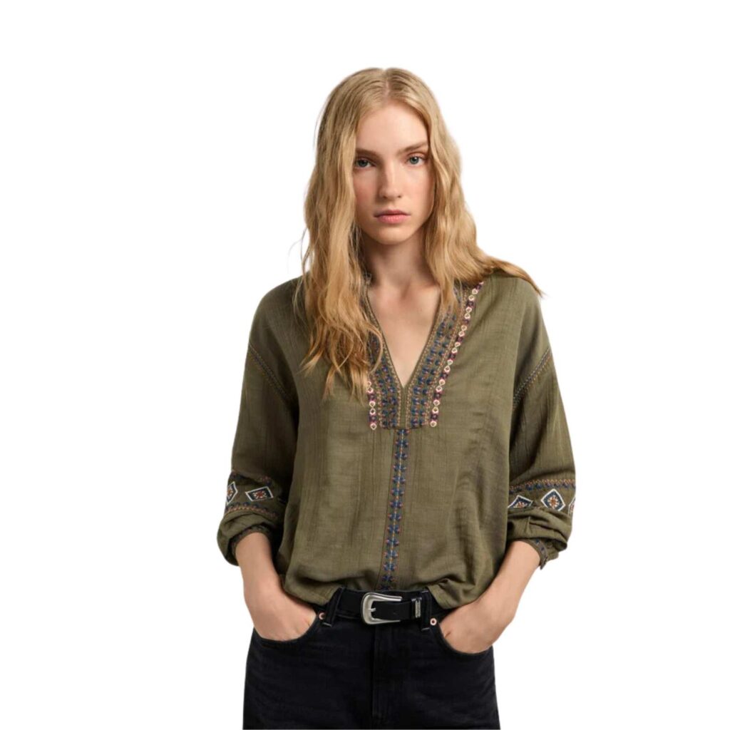 blusa-verde-pepejeans