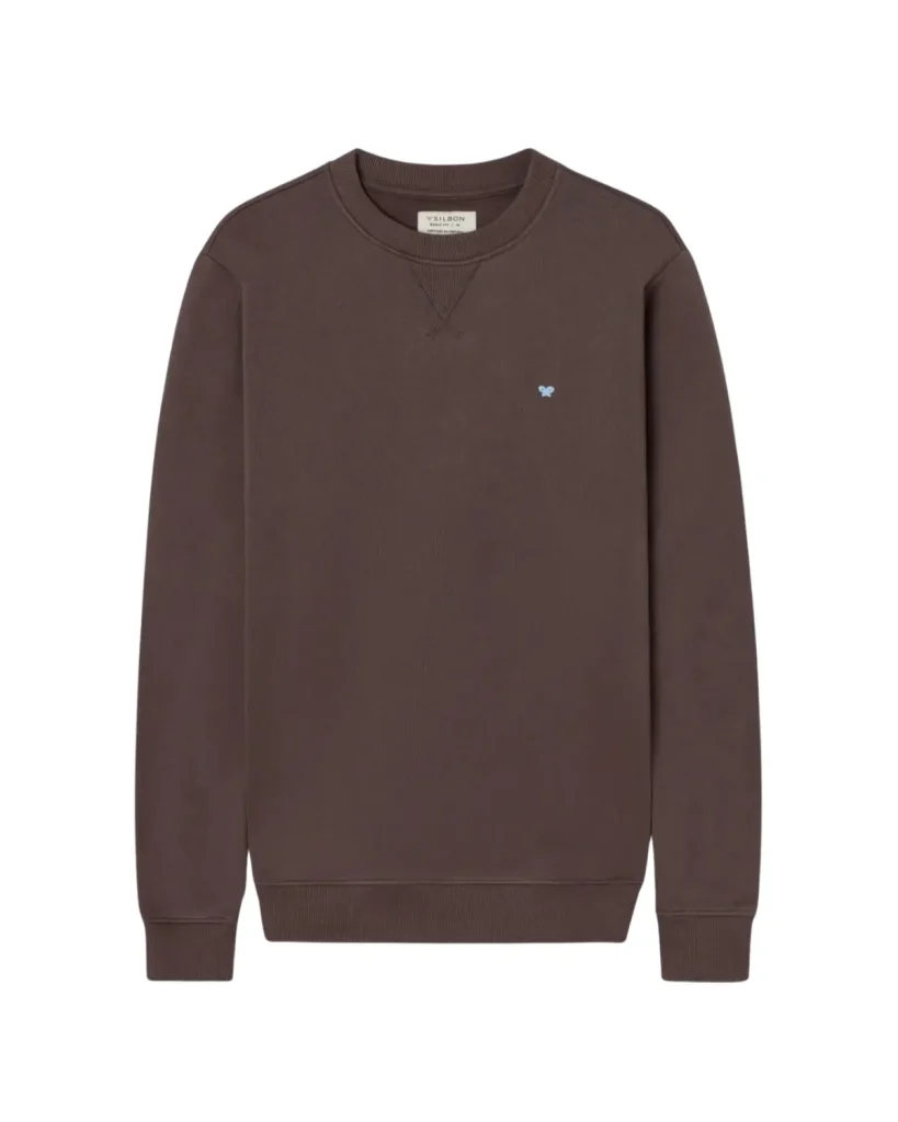 sudadera-marron-silbon